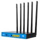 6 Antennas 1200Mbps WiFi Router Black Dual Band Sim Card Router