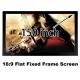 Huge Cinema Size 3D Projection Screen 150 Inch Flat Fixed Frame Wall Mounted 16:9 Screens