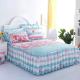 Multifunctional Double Lace Bed Sheets with Bed Skirt and Pillow Case 100% Polyester