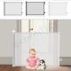 71 Inch Dog Mesh Retractable Baby Gate For Stair Doorway