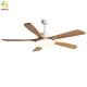 50W LED Smart Ceiling Fan Light 4 Wood Blades With Remote Control