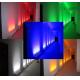 9pcs led battery&wireless dmx bar light stage wall led washer lights