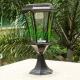 Aluminum outdoor gate light solar light post LED Solar Garden Light (DL-SP735B)