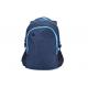 Polyester Children School Bag , Cute Style Blue / Black School Book Bags