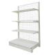 Factory Customized Size Thickness Color Supermarket Single Sided Shelf Display Grocery Mesh Gondola Rack With Adjustable Shelves
