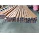 Pvc Wood Film 6063 T5 Aluminum Square Tube Stock