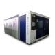 Aluminum Sheet Metal Fiber Optic Laser Cutting Machine 8000 W 50Hz Frequency