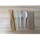 Compostable Cornstarch Disposable Cutlery Kit With Napkin