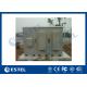 3 Compartments Outdoor Integrated Base Station Cabinet For Installation Equipment And Battery