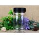 Recyclable Transparent Clear Plastic Cylinder Food Grade Package With Screw Lid