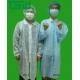 Latex Free PP Nonwoven Disposable Lab Coat Multi Color For Factory