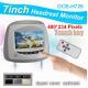 Ouchuangbo 7 car headrest DVD monitor USB/FM / IR Gray/Beige/Black