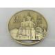 Zinc Alloy Russia Souvenir Badges With 3D Design And Antique Gold For Awards