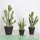 Pear Cactus Artificial Cactus Fake Big Cacti Pick Tall Faux Bunny Ear Plants for Home Garden Office Store Decor