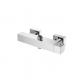 Safety Button Chrome Thermostatic Bath Faucet Antirust OEM Available