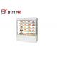 Upright Cold Cake Display Fridge Five Layers Back Open Digital Temperature Double Compressor