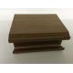 Wood Finish Aluminium Profiles For Windows And Doors Shape Customized