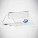 Perspex Menu Card Flyer Holder Triangle Base Acrylic Table Tent