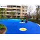 Blue Outdoor Playground Rubber Mats Wet Pour EPDM Granules