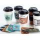 Recyclable Hot Drink Sleeves , Hot Coffee Cup Sleeves Heat Resistant