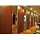 EBUNGE Sound Barrier Walls Space Divider Sliding Partition Walls MDF Melamine Finish For Hotel Meeting Room