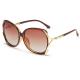 UV400 Square Luxury Sunglasses Designer Authentic Round Retro Ladies Shades