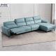 BN Cowhide Functional L-Shaped Chaise Longue Sofa Modern Minimalist Doll Cotton Leather Sofa Electric Functional Sofas