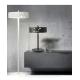 Led Lighting Floor Lamp Warm Light Leaves Photo Good Light White And Black