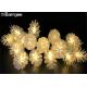 Pinecone Battery Operated Outdoor String Lights , Hanging String Lights On Patio