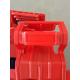 Red Color Plastic Scaffolding Safety Products , Scaffold Brick Guard Plastic Fence