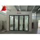 Big Glass Door 16kw Vehicle Spray Booth for Auto Turbine fans