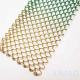 Gradation Art Stainless Steel Mesh Curtain Chain Coil Drapery For Fireplace