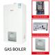 Gold Shell Wall Mounted Gas Boilers Energy Saving Lpg Instant Hot Water System 32kw