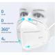 Non-woven Fabric KN95 face mask  FFP2 disposable respirator anti dust face mask White 5 layers KN95 Face Mask