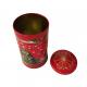 9mm Dia Christmas Musical Tin With Slip Cover Cookie Sweets Tin Box Packaging