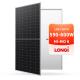Single Glass Solar Panel Cell Kit 585W LONGi Hi-MO 6 LR5-72HTH with 23.2% Efficiency