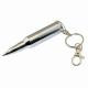 Bullet Shape Multifunctional USB Flash Drive Metal Material 1GB-64GB With Keychain