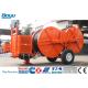 2x80kN Stringing Equipment For Overhead Power Lines Groove Number 2x12