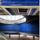 Blue Fire Curtain Rolling Shutter Door Super Inorganic Fabric Total Solution For Fire Prevention