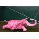 City Park Custom Fiberglass Products , Cute Pink Fiberglass Elephant