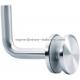 Handrail bracket glass to rail connector RS311, material stainless steel 304, finishing satin mirror
