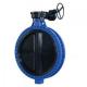 Ductile cast iron ANSI DIN PN16 U section type flanged butterfly valve pn16