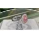 Classic Solitaire Custom Made Jewelry Fantastic Fancy Pink Diamond Ring