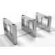 Stroboscopic Alarm Anti Trailing Swing Barrier Turnstile 40W Acrylic Half Height