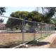 Chain Link Panel 50x50mm Temporary Metal Fence Movable Sustainable