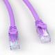 Rj45 Purple Cat6a Patch Cord HDPE Insulation For Network LED Display
