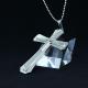 Fashion Top Trendy Stainless Steel Cross Necklace Pendant LPC446