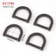 13mm D Ring Flat Zinc Alloy Buckle Metal Accessories for Handbag Purse Bag DIY Supply