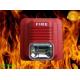 24V Fire Alarm with strobe LED light and loud speakers buzzer