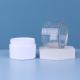 Amber Cosmetic PET Jar Customized 30ml Plastic Face Cream Jar